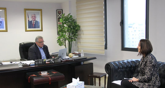 الوزير غنيم يبحث مع  البنك الدولي ابرز المستجدات في المشاريع التطويرية لقطاع المياه والصرف الصحي