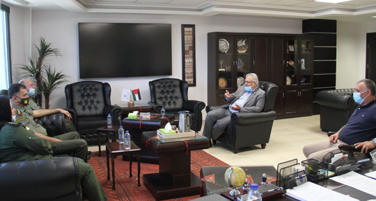 م. غنيم يبحث آفاق التعاون مع هيئة الامداد والتجهيز
