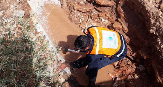 سلطة المياه:" نفقد أكثر من 6 مليون متر مكعب نتيجة التعديات وبخسائر مالية تفوق 22 مليون شيكل سنويا"

