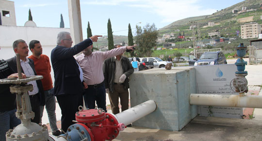 الوزير غنيم : نوكد على جهوزية المحطات والاستمرار بتزويد المياه الامنه في ظل الظروف الاستثنائية

