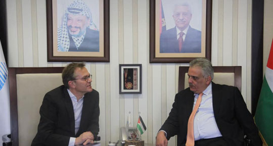 ضمن التعاون في تطوير مشاريع إدارة المياه ... غنيم يلتقي أكاديميين من جامعة جوتنغن الألمانية
