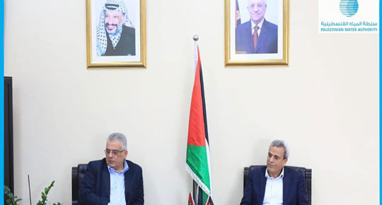 خلال لقائه محافظ قلقيلية ... الوزير غنيم إجراءات وقائية لضمان استمرار تقديم خدمة ... المياه في ظل حالة الطوارئ المعلنة



