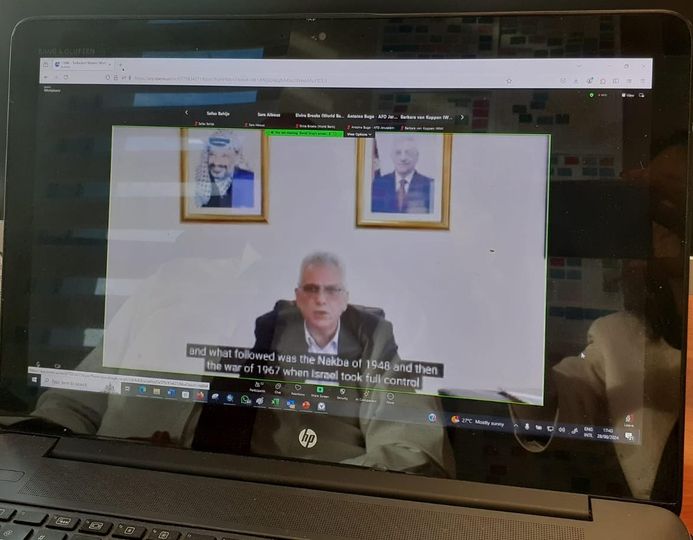 تحت شعار الأمن المائي والسلام في فلسطين...
غنيم يشارك بأعمال الجلسة الخاصة بفلسطين ضمن أسبوع ستوكهولم للمياه
