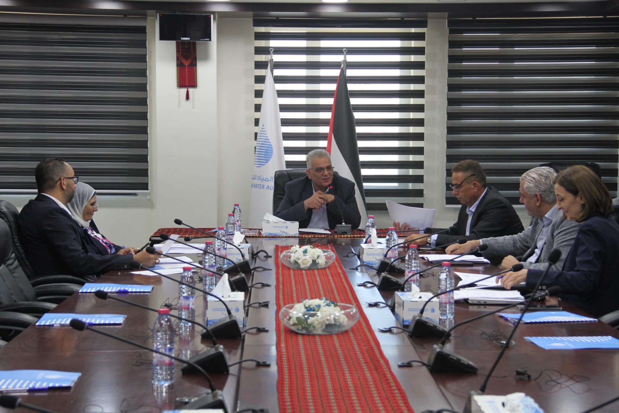 ترأس اجتماع مجلس إدارة شركة مياه فلسطين...
الوزير غنيم:الانتهاء من الخطوات التحضيرية خطوة هامة للبدء بإرساء عمل الشركة قريبا
