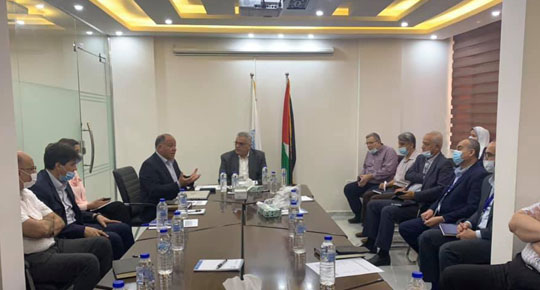 الوزير غنيم يلتقي ممثلي المنظمات والمؤسسات الدولية العاملة في قطاع المياه
