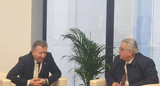 خلال لقائه نظيره الجزائري ...
الوزير غنيم: "التعاون مع أشقائنا العرب داعم لنا في مواجهة تحديات المياه الكبيرة"