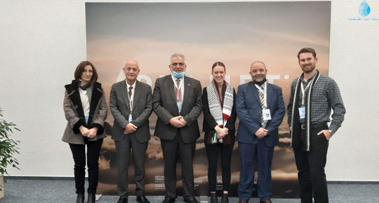 م. غنيم يلتقي أحد قادة تحالف المياه و المناخ من فئة الشباب
