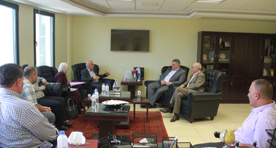 Head of the Water Authority discuss several issues related to the water sector with the US Agency for Development 