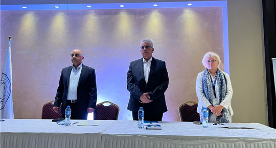 اختتام أعمال مؤتمر تطوير التعليم و البحث العلمي.. 
الوزير غنيم: التعاون الاستراتيجي بين سلطة المياه والمؤسسات الاكاديمية هام لتوثيق قضايا المياه العلمية
