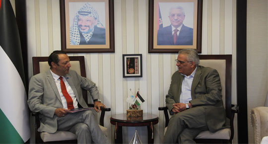 غنيم يبحث مع مدير التعاون الجديد في الاتحاد الأوروبي المشاريع الاستراتيجية