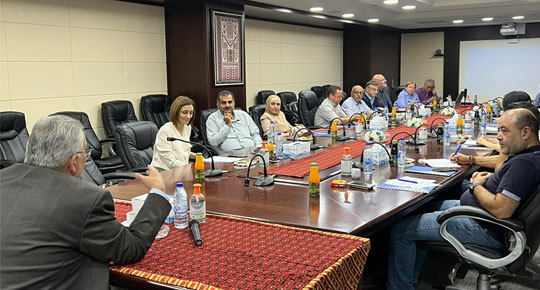 سلطة المياه تنظم لقاء بمشاركة المانحين لمناقشة حزمة المشاريع للأعوام المقبلة