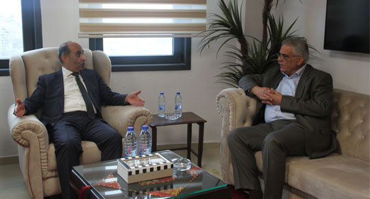 وزيرا المياه والزراعة يبحثان جملة من القضايا المشتركة