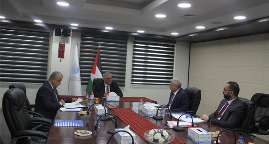 عقد اجتماع مجلس ادارة شركة مياه فلسطين الثاني