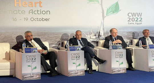 خلال مشاركته في أعمال اسبوع القاهرة للمياه...
الوزير مازن غنيم : لا بد من العمل الجدي لمواجهة تداعيات التغير المناخي والذي بات يشكل تحدياً وهاجساً عالمياً