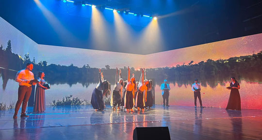 بعرض فني ماء الى حصان العرب ... سلطة المياه تطلق أعمال المؤتمر العربي الرابع للمياه