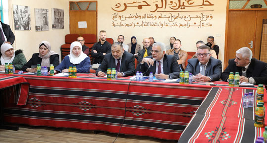 المهندس غنيم : عدالة التوزيع هي الاساس ويجب وضع حد للتعديات