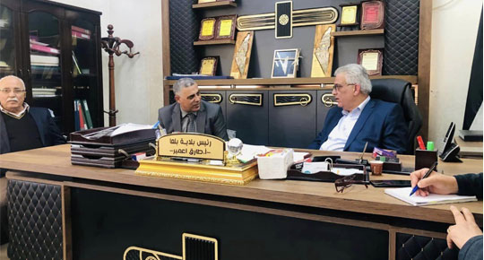 الوزير غنيم يطلع على احتياجات بلعا