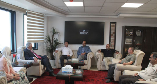 رئيس سلطة المياه يبحث احتياجات مجلس خدمات قرى غرب القدس