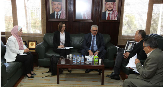 الوزير غنيم يبحث مع وزير المياه والري الاردني تعزيز التعاون لتحقيق التنمية المستدامة والإدارة المثلى للموارد المائية
