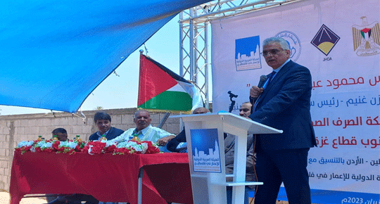 انتهاء وتشغيل مشروع شبكة الصرف الصحي في القرية السويدية- رفح