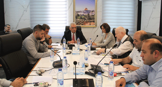 سلطة المياه تعقد الإجتماع الأول للجنة التوجيهية الفنية للخدمة الاستشارية لدعم تأهيل دائرة مياه الضفة الغربية و انشاء شركة المياه الوطنية