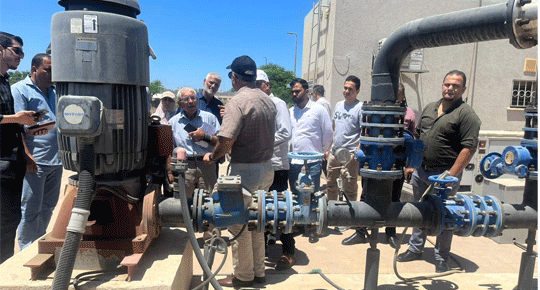 جولة ميدانية إلى مواقع المشاريع الاستراتيجية لسلطة المياه في محافظة شمال غزة