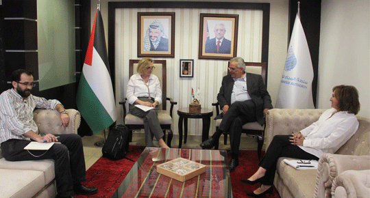 التقى مديرة مؤسسة العمل ضد الجوع...
غزة تعيش كارثة حقيقية تتطلب التدخل العاجل
