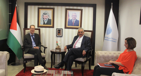 الوزير غنيم يستقبل مدير الوكالة الفرنسية بمناسبة انتهاء أعماله 