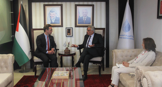 الوزير غنيم يشيد بالدور الفاعل لمسؤول التنمية الاقتصادية في الاتحاد الاوروبي