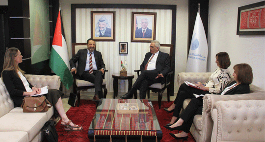 الوزير غنيم يبحث مع ممثل الاتحاد الأوروبي آفاق التعاون المشترك