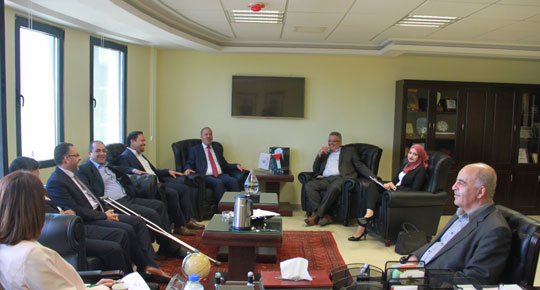 رئيس سلطة المياه يلتقي اتحاد المطورين في القطاع العقاري