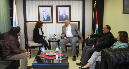 الوزير غنيم  يستقبل مديرة برنامج المياه في الاتحاد الاوروبي