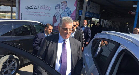 رئيس سلطة المياه م.مازن غنيم يصل غزة الآن تحضيراً لافتتاح مشروع معالجة مياه الصرف الصحي-شمال غزة غداً الثلاثاء 13 آذار.