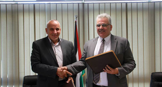 توقيع اتفاقية مشروع رابطة المياه والطاقة لمنطقة شمال الضفة الغربية

