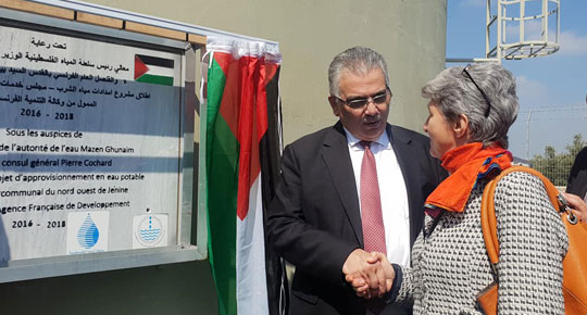 الوزير غنيم يفتتح مشروع تأهيل النظام المائي لمجلس الخدمات المشترك لمياه الشرب