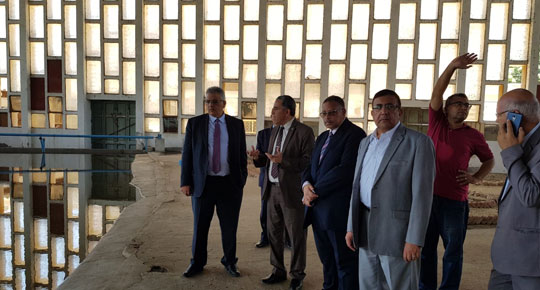 بدعوة من نظيره المصري ... م. غنيم في زيارة خاصة للمركز القومي لبحوث المياه