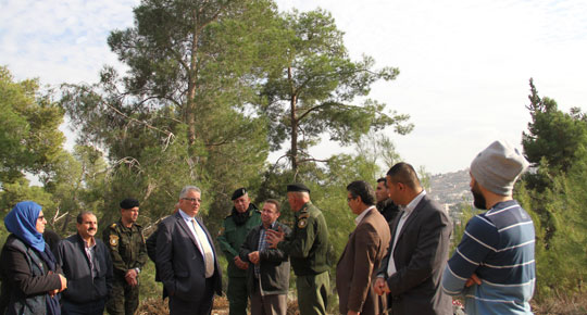 الوزير غنيم يبحث مشكلة الصرف الصحي في معسكر حرش السعادة
