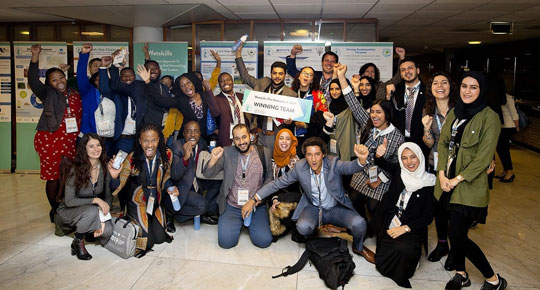 مشاركة  فاعلة للجنة شباب قطاع المياه في أسبوع المياه الدولي في هولندا
