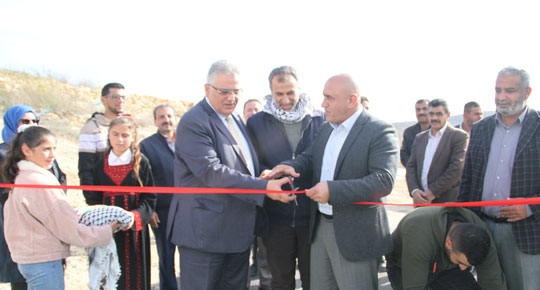 م.غنيم: حققنا انجازات هامة واليوم ننجز مشاريع اخرى في وادي الدعوق

