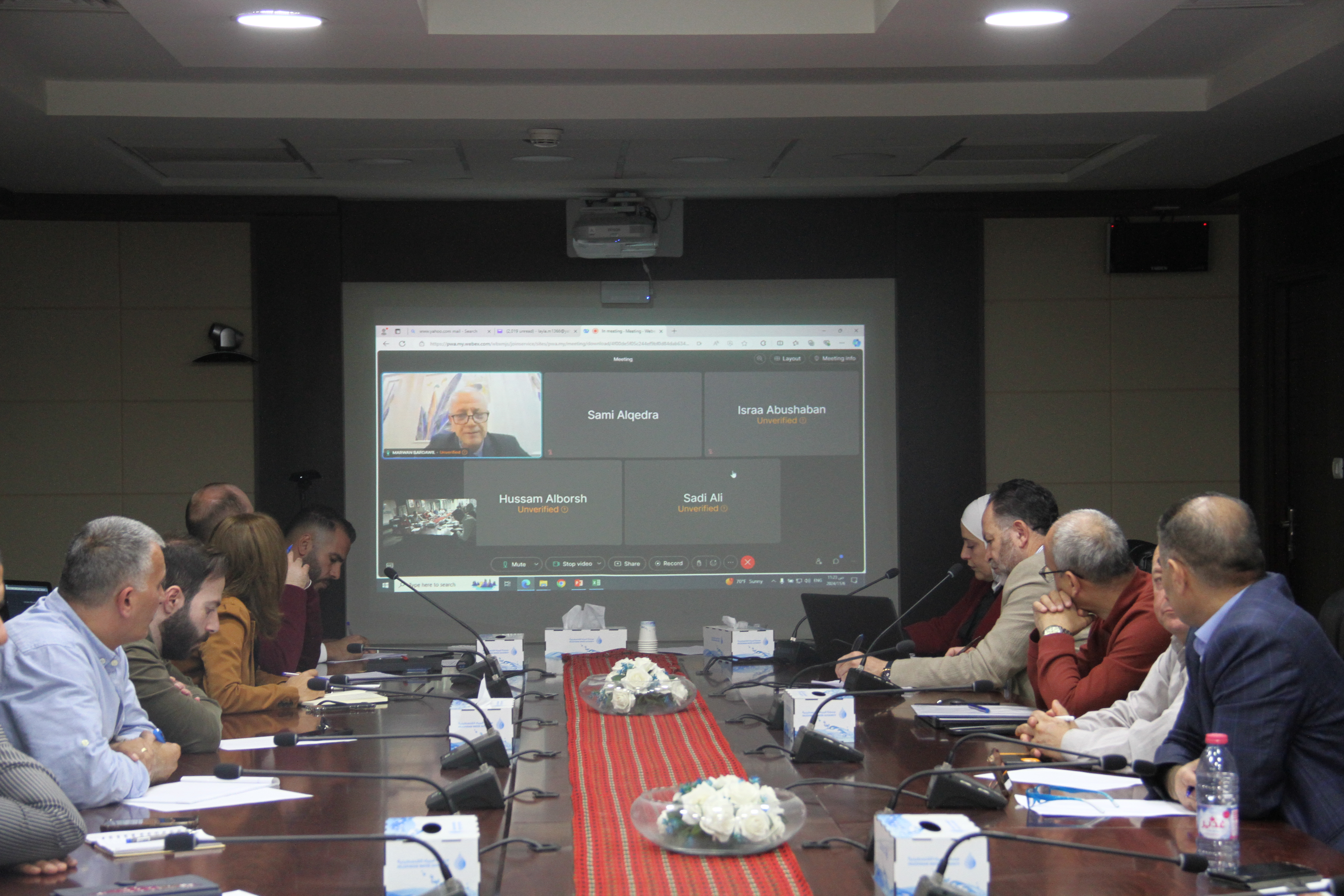 سلطة المياه تعقد الاجتماع الأول لفريق عمل غزة لتقييم الأضرار ووضع خطة إعادة الإعمار